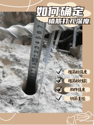 植筋深度為多少，才能保證錨固效果？